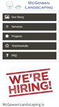 Mobile Screenshot of mcgowanlandscaping.net
